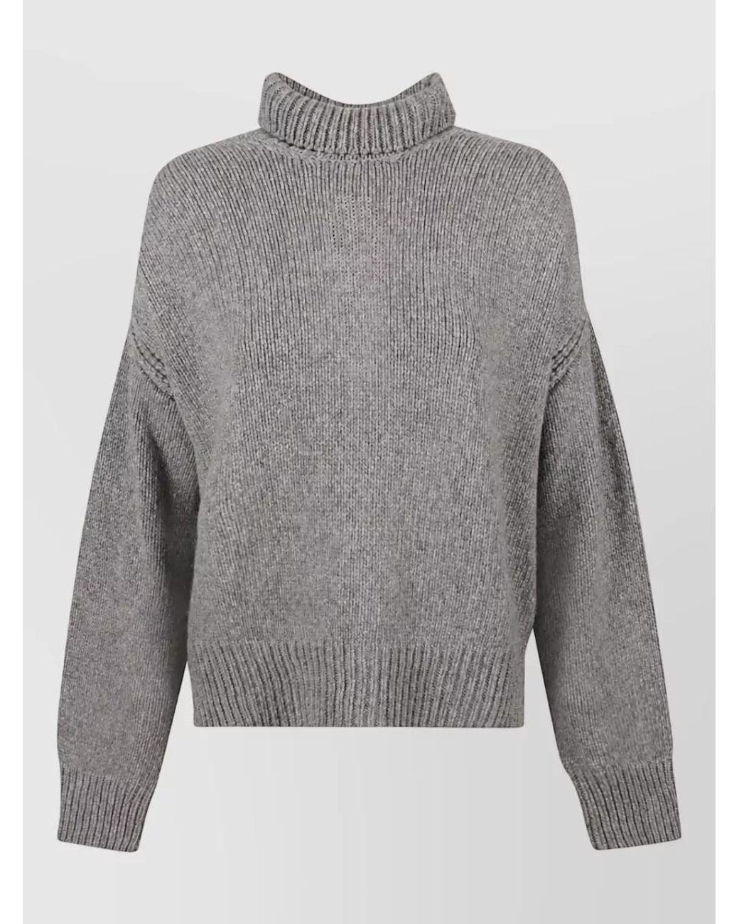 Sa Su Phi Gray High Neck Jumper
