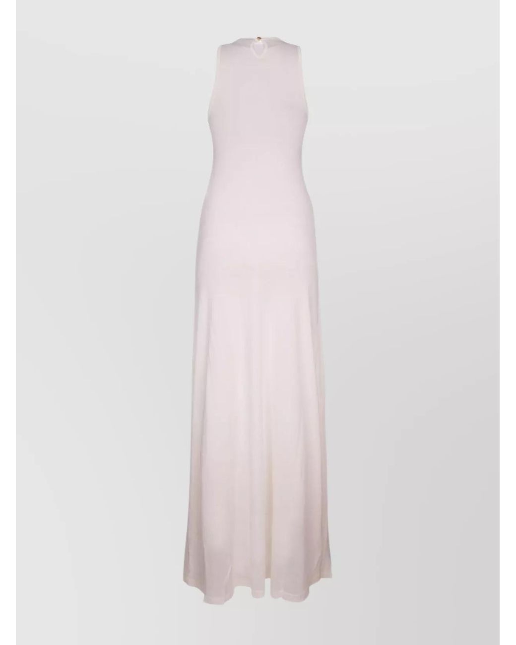 Jacquemus Pink Ribbed Long-Sleeve Mini Dress