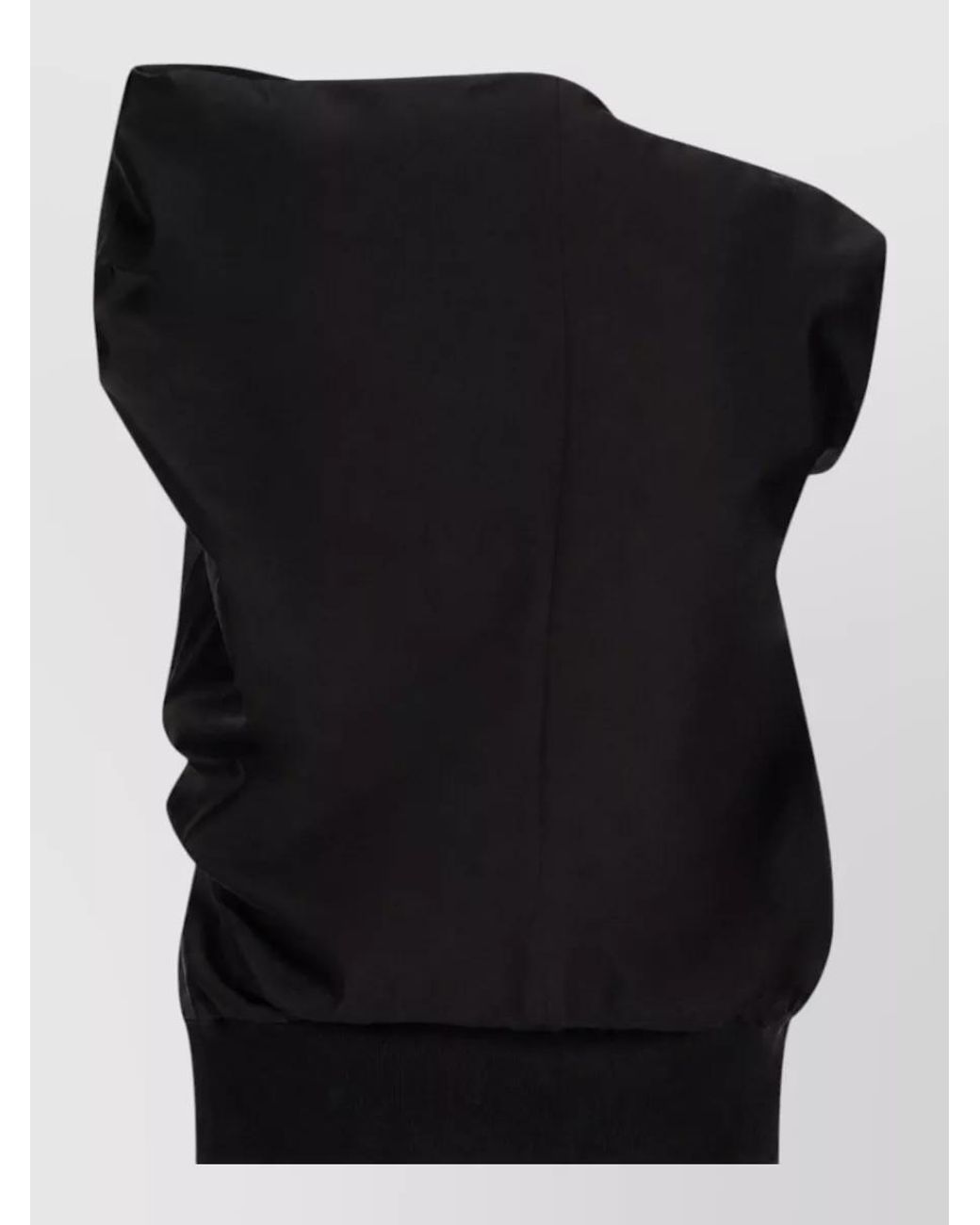 Sacai Black Asymmetric Blazer