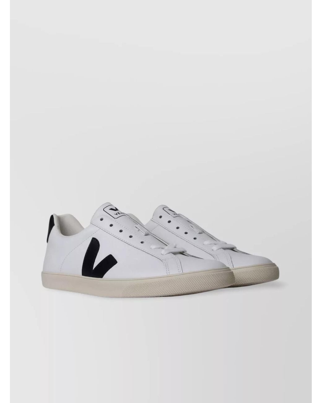 Veja Metallic Leather Low-Top Sneakers for men