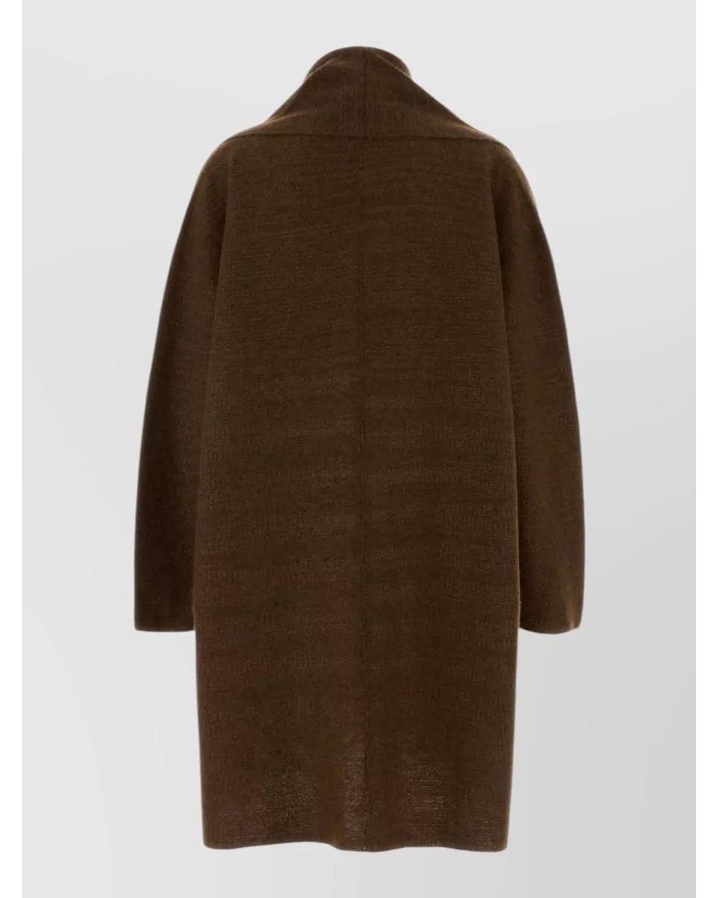 The Row Brown Cashmere Blend Cardigan