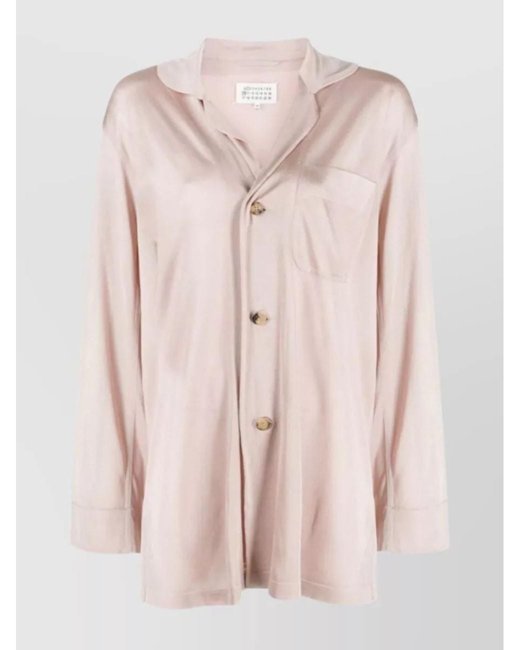 Maison Margiela Pink Viscose Shirt