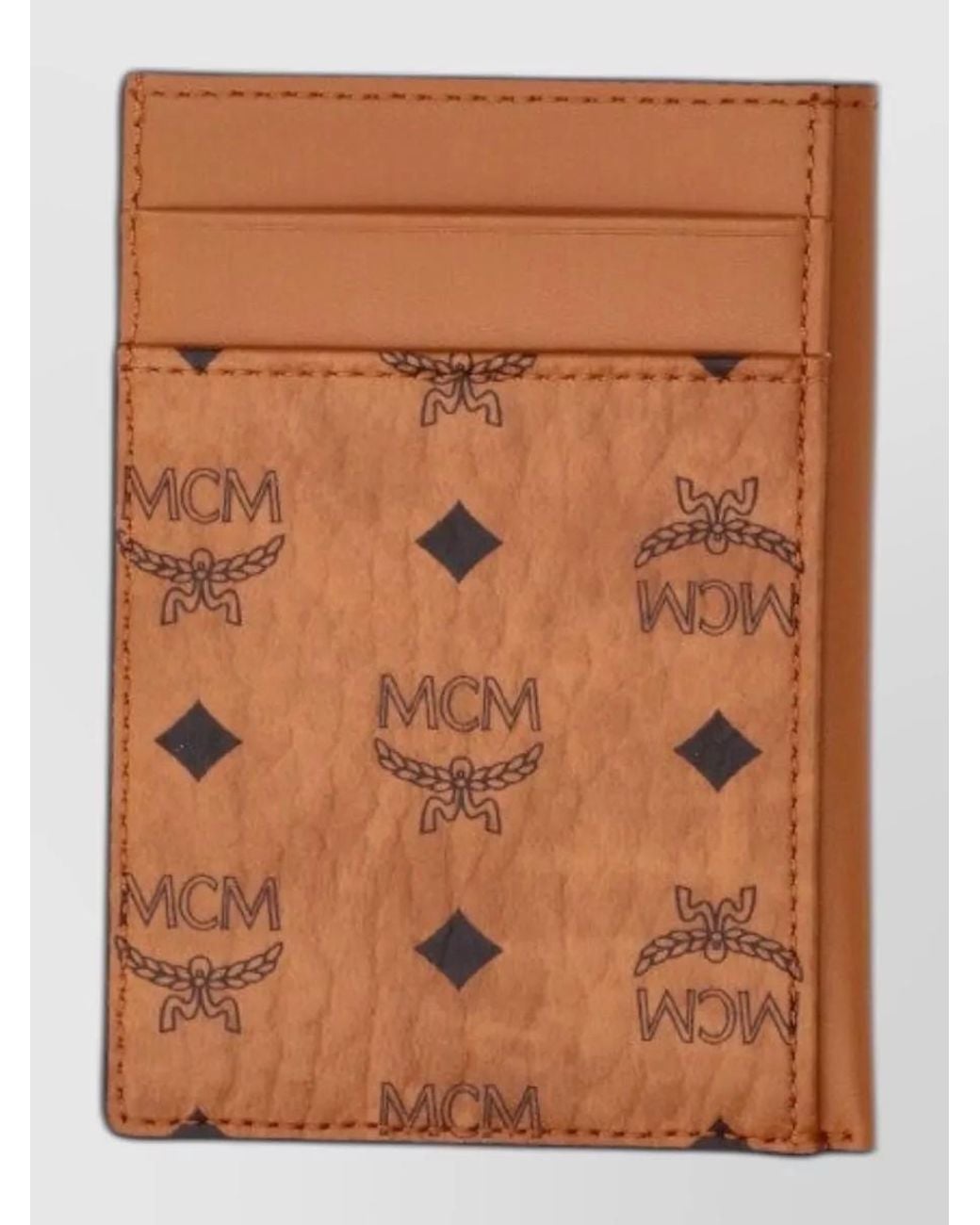 MCM Brown Keyring for men