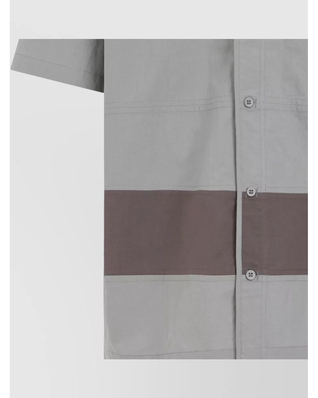 Craig Green Gray Cotton Short-Sleeve Shirt for men