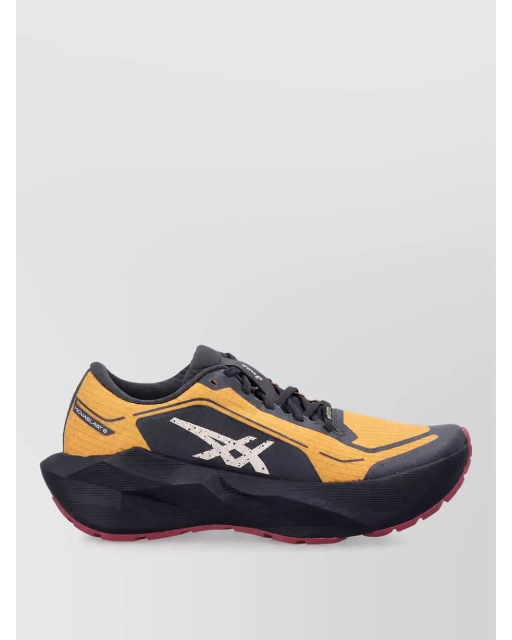 Asics Blue Synthetic Lace-Up Sneakers
