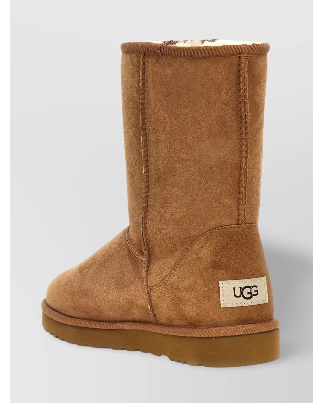 Ugg Brown Sheepskin Suede Ankle Boots