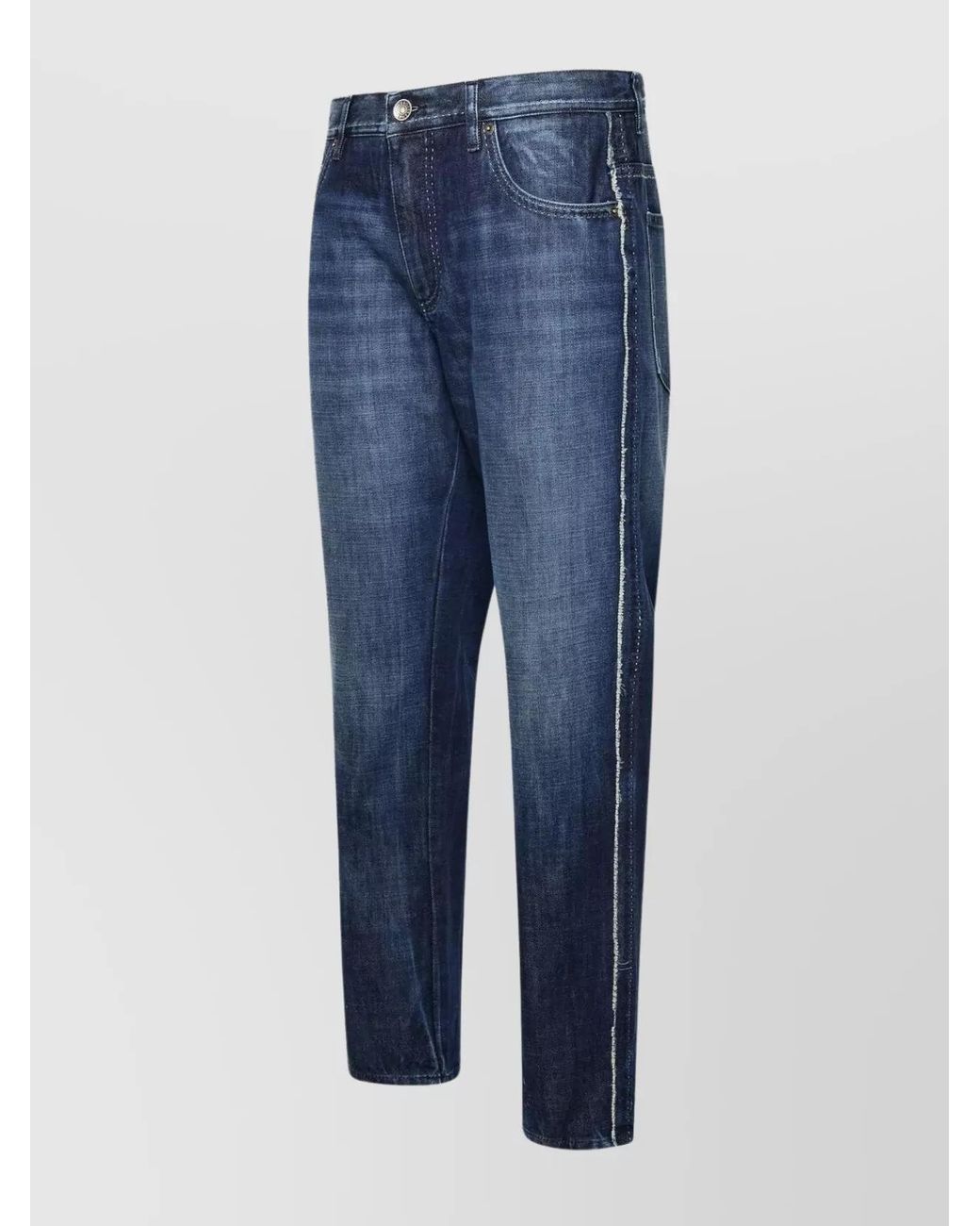 Dolce & Gabbana Blue Loose-Fit Jeans for men