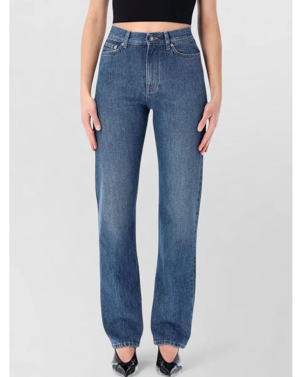 Givenchy Blue Denim Straight Leg Jeans