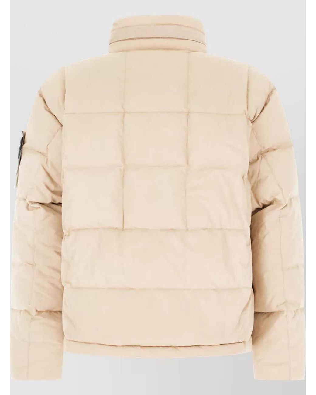 Stone Island Natural Down Puffer Jacket for men