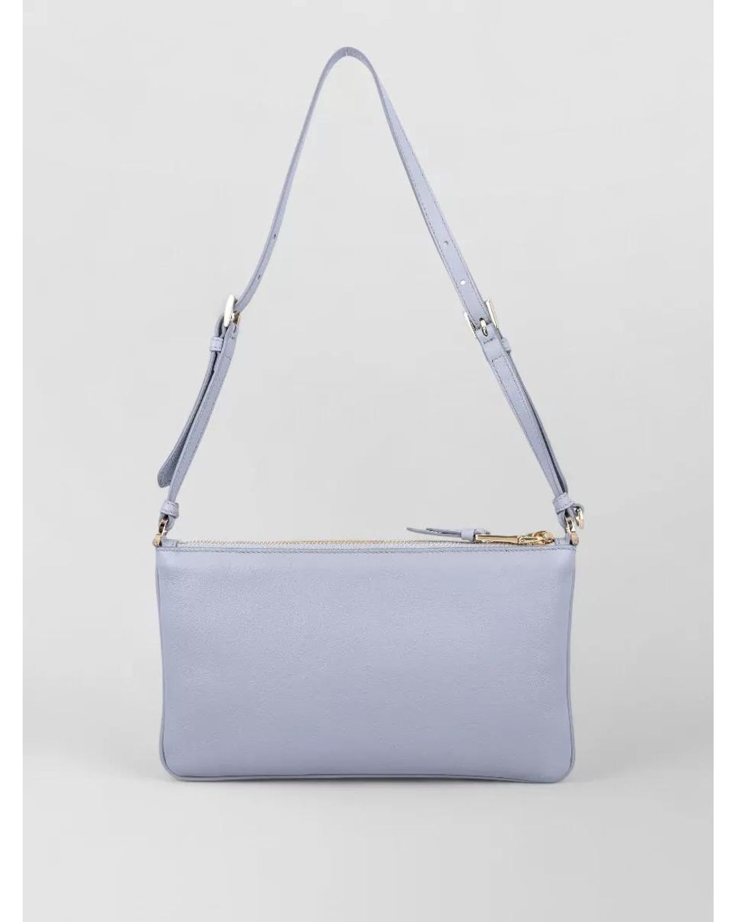 Prada White Cleo Calf Leather Shoulder Bag
