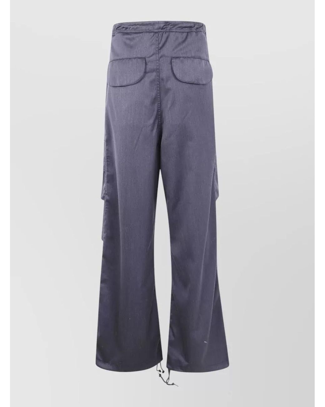 Entire studios Blue Wide-Leg Cargo Suiting Trousers
