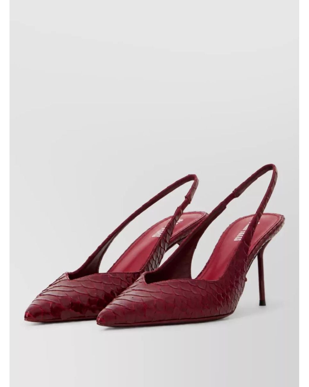 Paris Texas Pink Leather Slingback Mules
