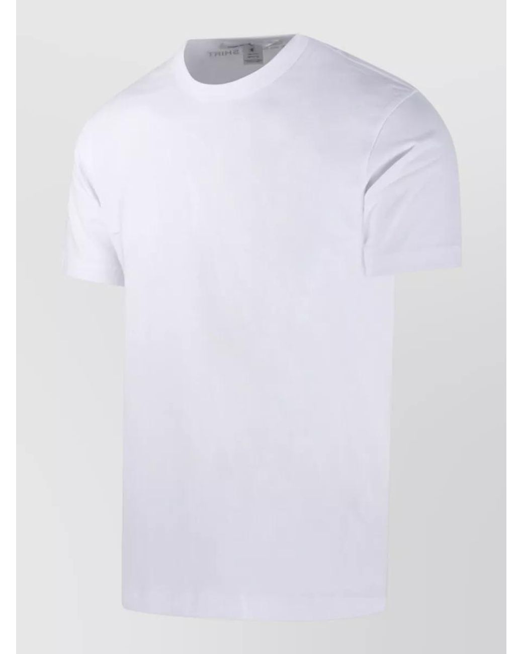 Comme des Garçons White Cotton Short-Sleeve Crewneck T-Shirt for men