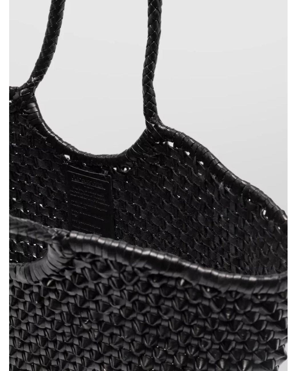 Dragon Diffusion Black Nantucket Big Leather Beach Bag