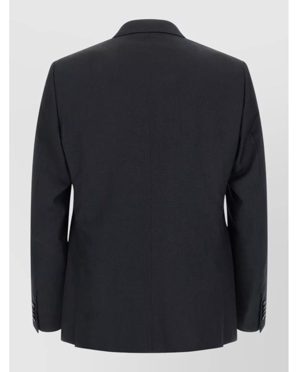 Zegna Blue Wool Straight-Leg Tailored Trousers for men
