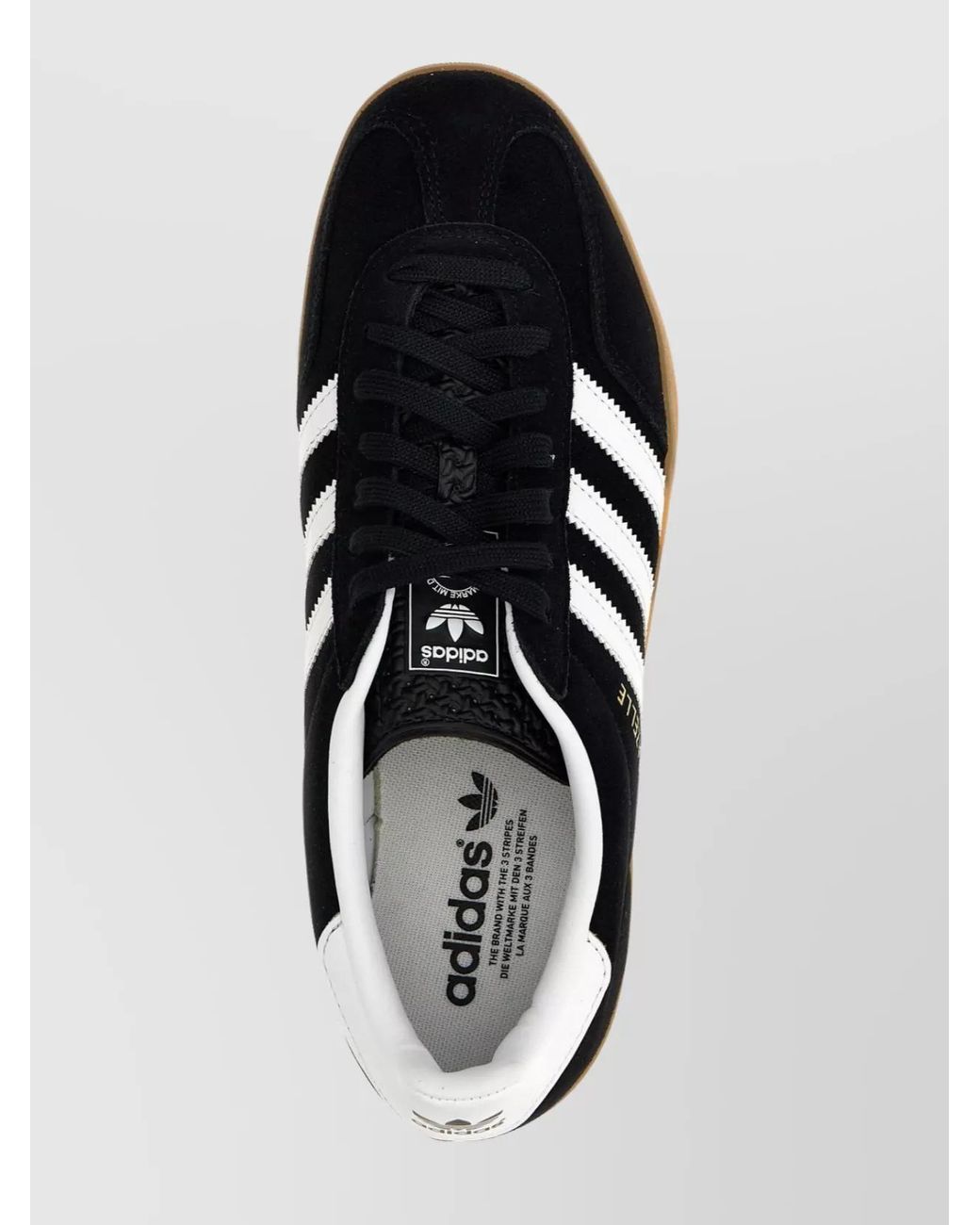 Adidas Originals Black Leather Low-Top Sneakers