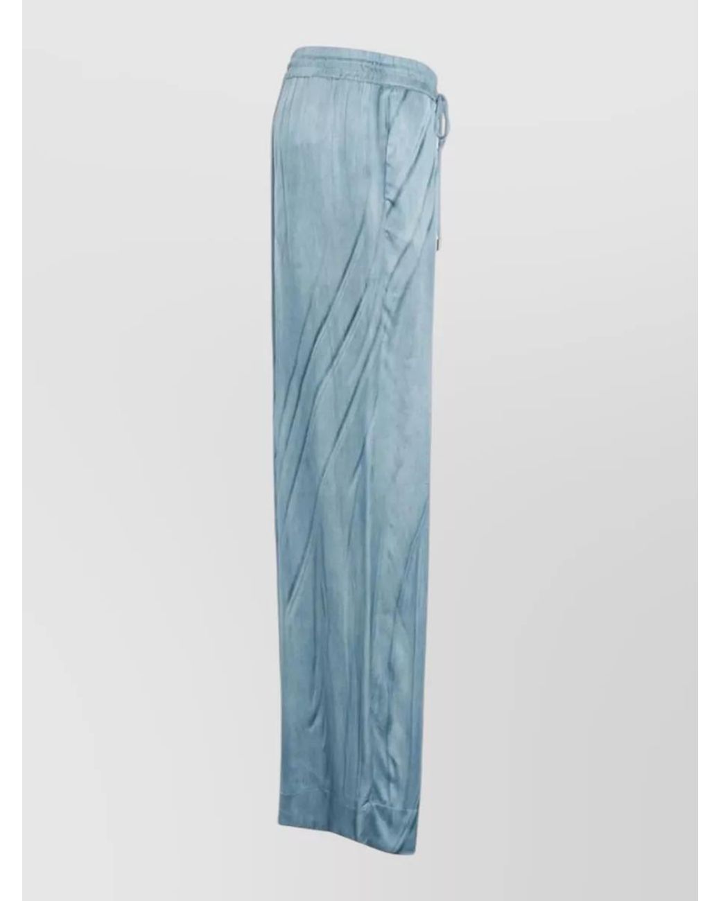 Pinko Blue Wide-Leg Trousers