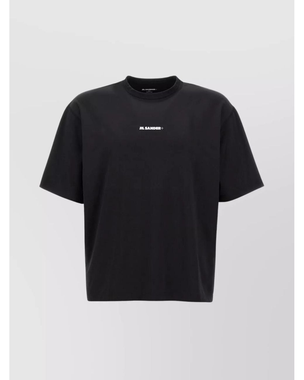 Jil Sander Black Logo-Print Short-Sleeve T-Shirt for men
