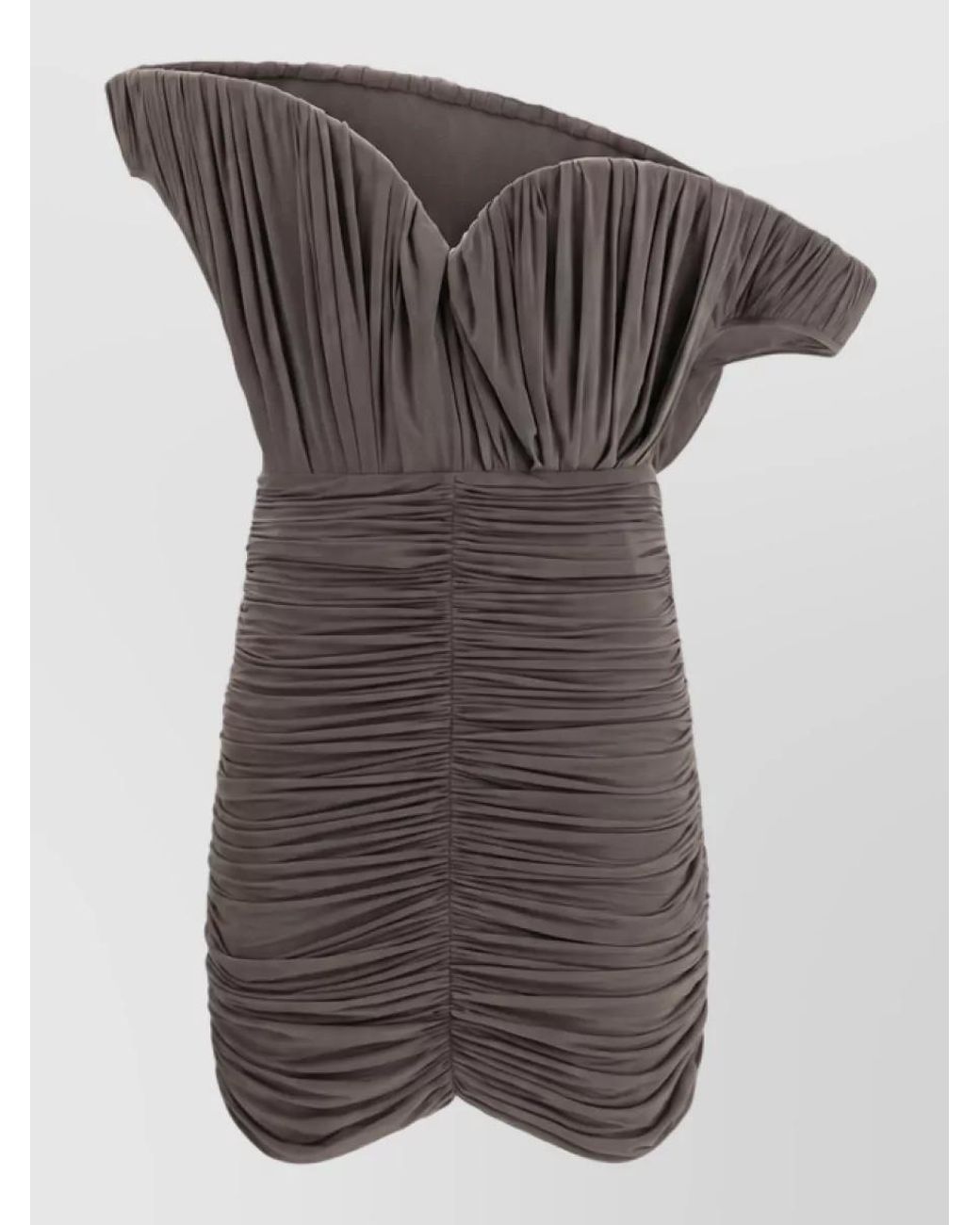 Magda Butrym Gray Copper Mini Dress
