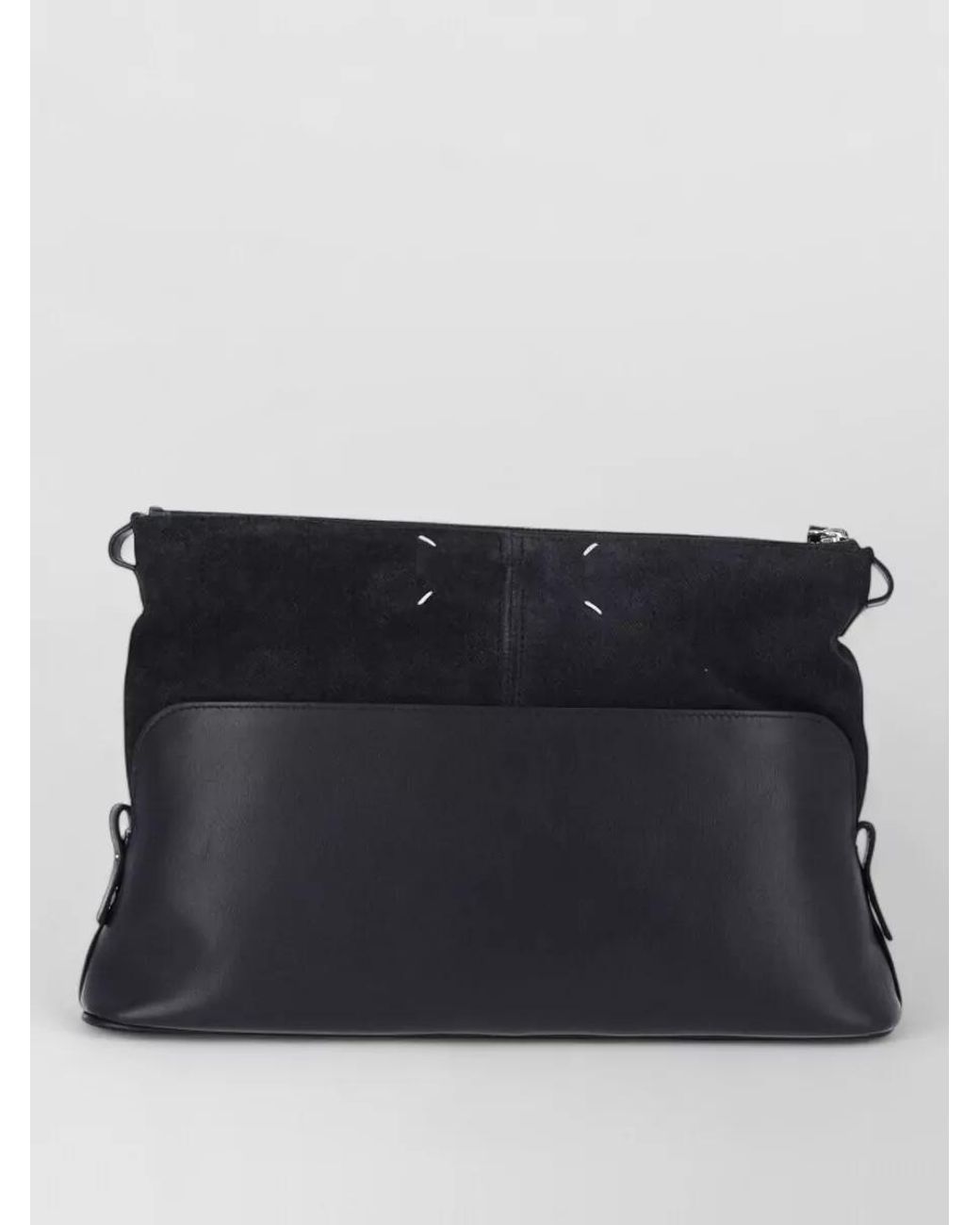 Maison Margiela Black 5Ac Leather Cross-Body Bag