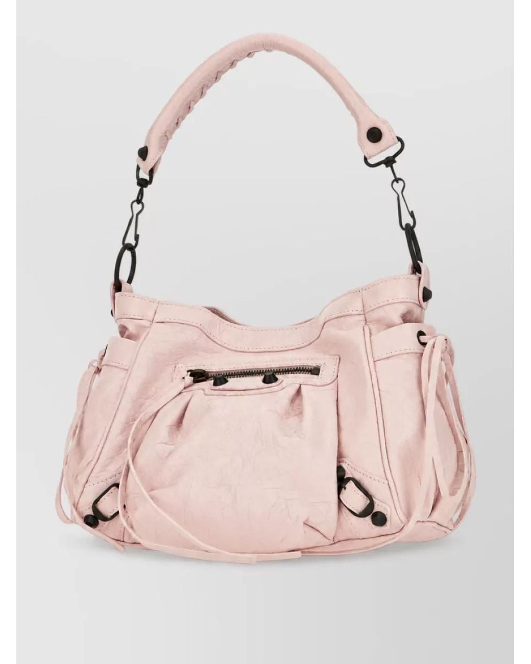 Balenciaga Pink Leather Tote Bag