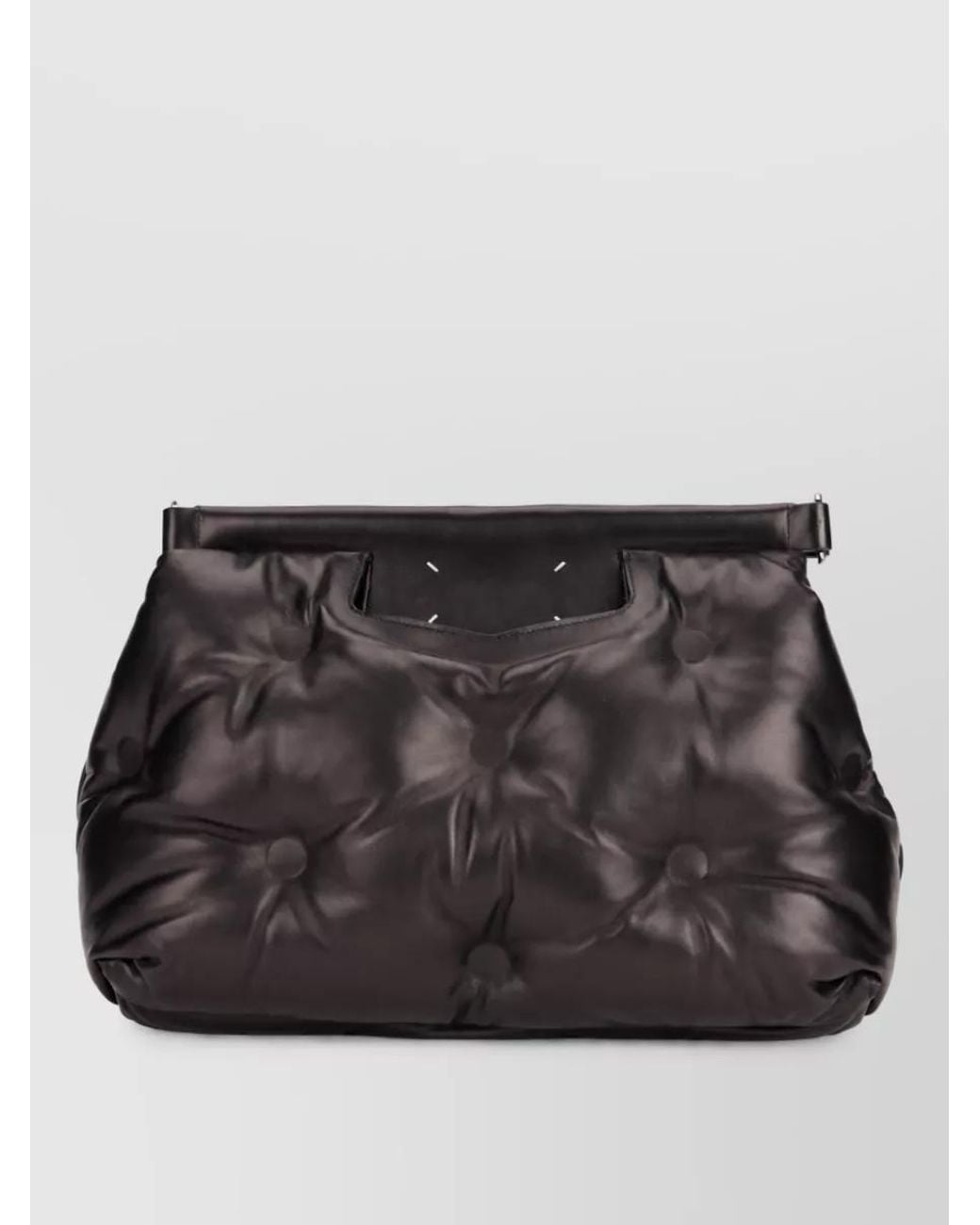 Maison Margiela Black Glam Slam Leather Shoulder Bag