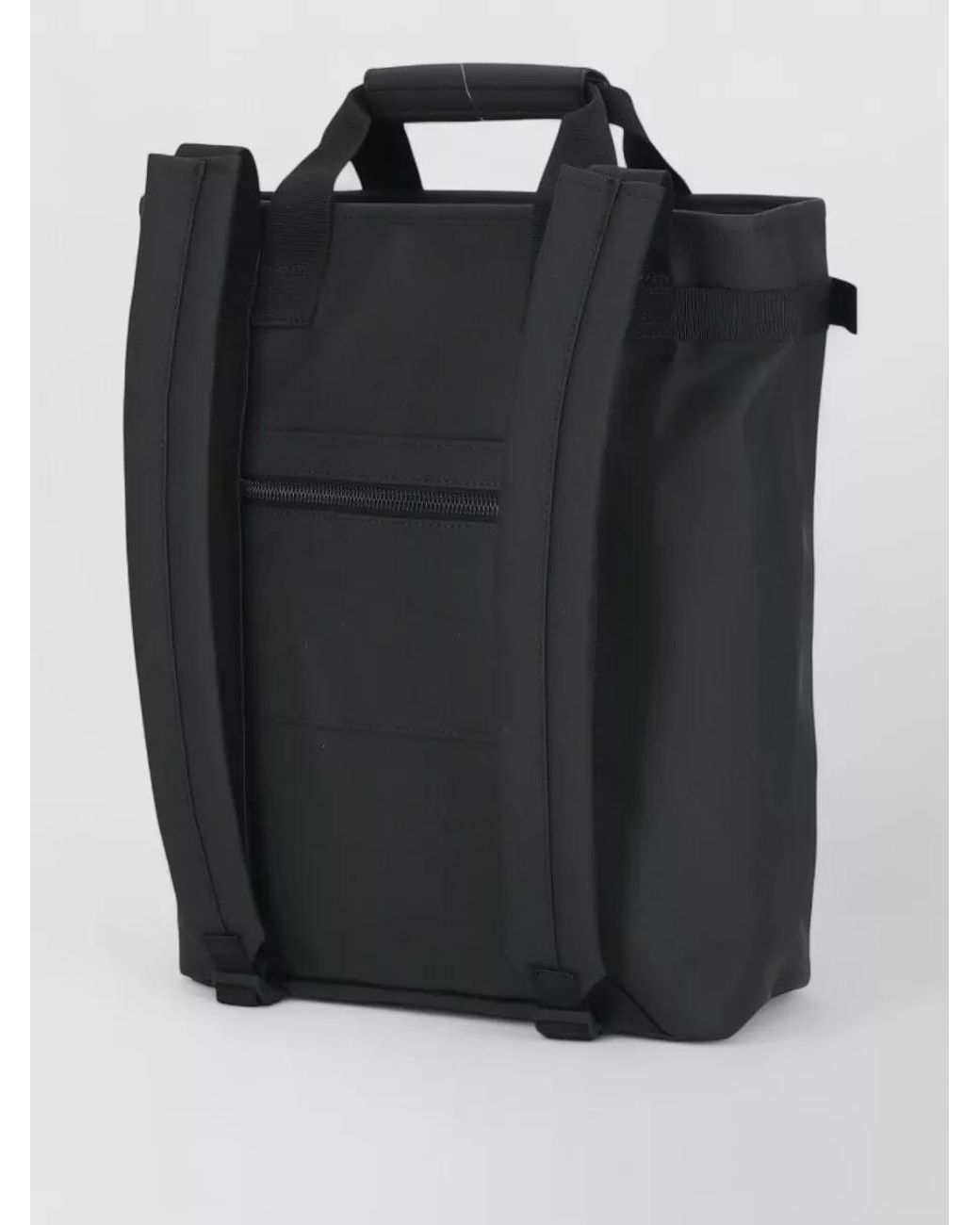 Rains Black Waterproof Backpack for men