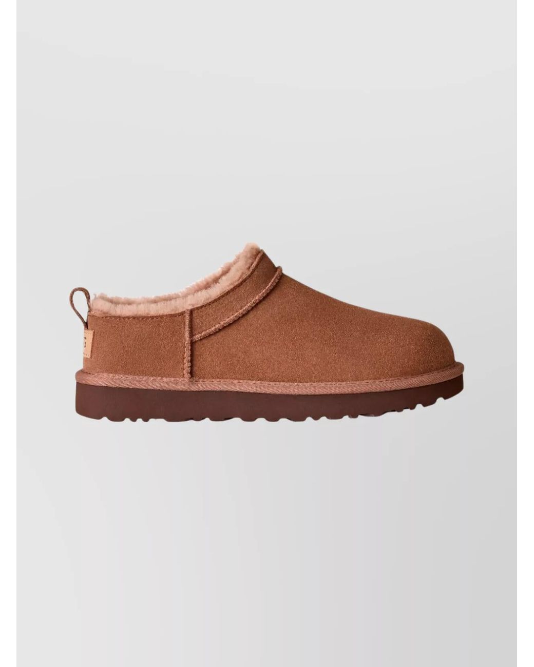 Ugg Brown Suede Slip-On Ankle Boots