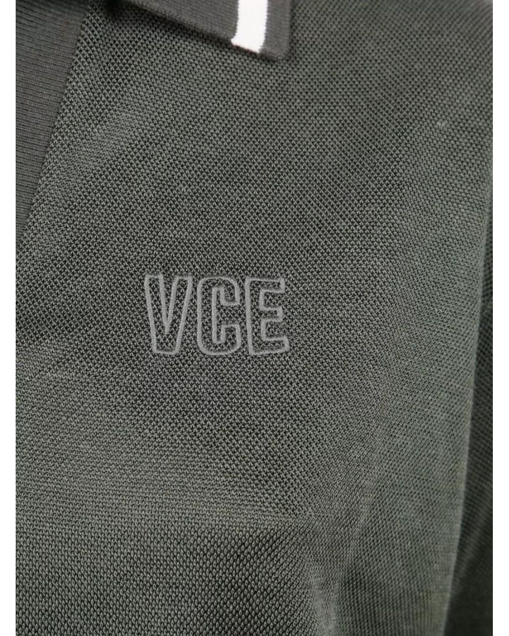 Golden Goose Deluxe Brand Gray Cropped Polo Shirt