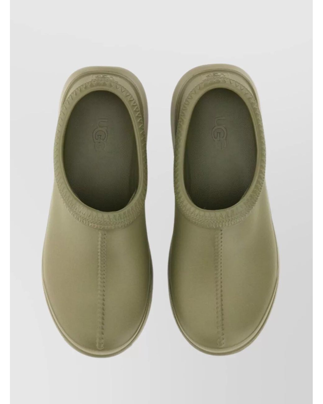 Ugg Green Rubber Sock-Style Ankle Boots