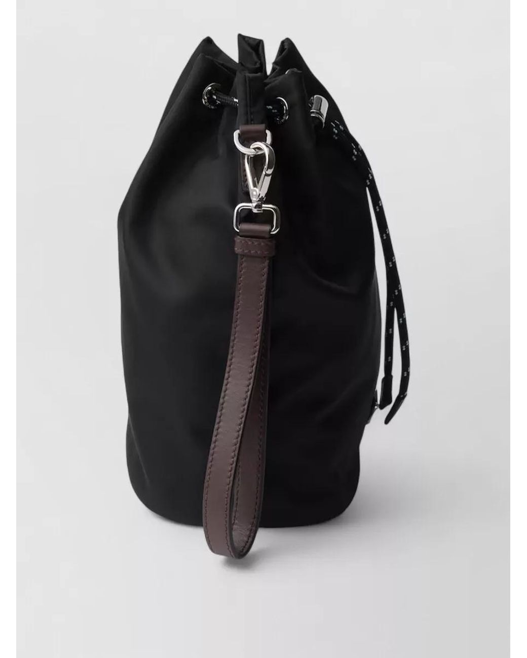 Prada Black Bucket Re-Nylon Bucket Bag
