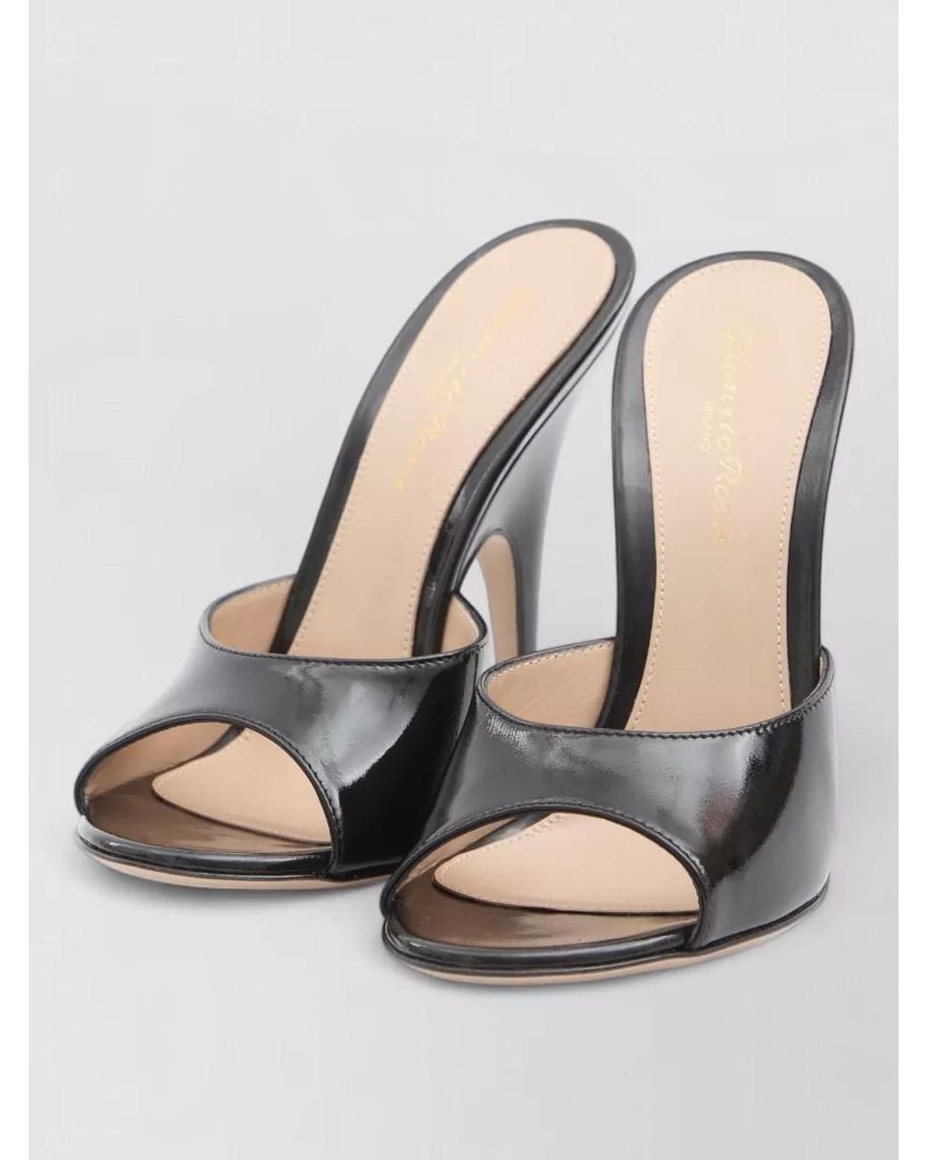 Gianvito Rossi White Leather Mules