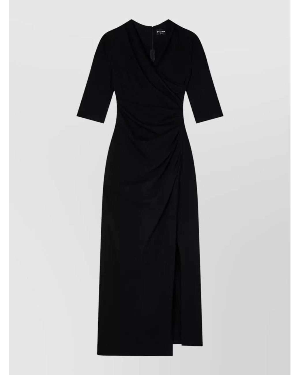 Giorgio Armani Black Midi Dress