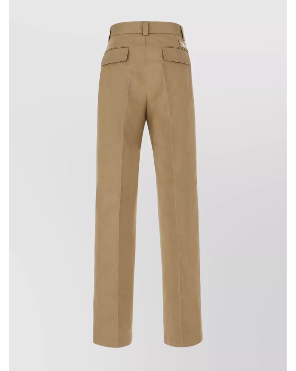 Gucci Natural Cotton Straight-Leg Trousers for men