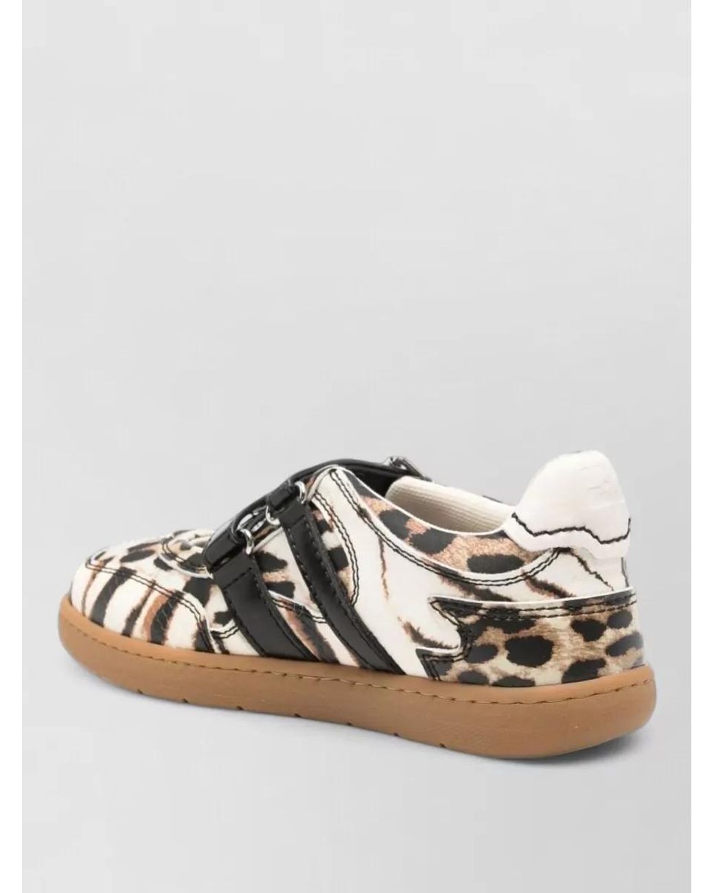 Ganni Multicolor Silk Satin Buckle Ballet Flats