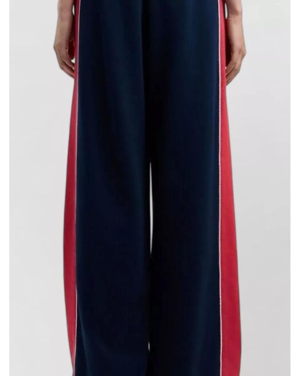 Palm Angels Blue Logo-Print Sweatpants