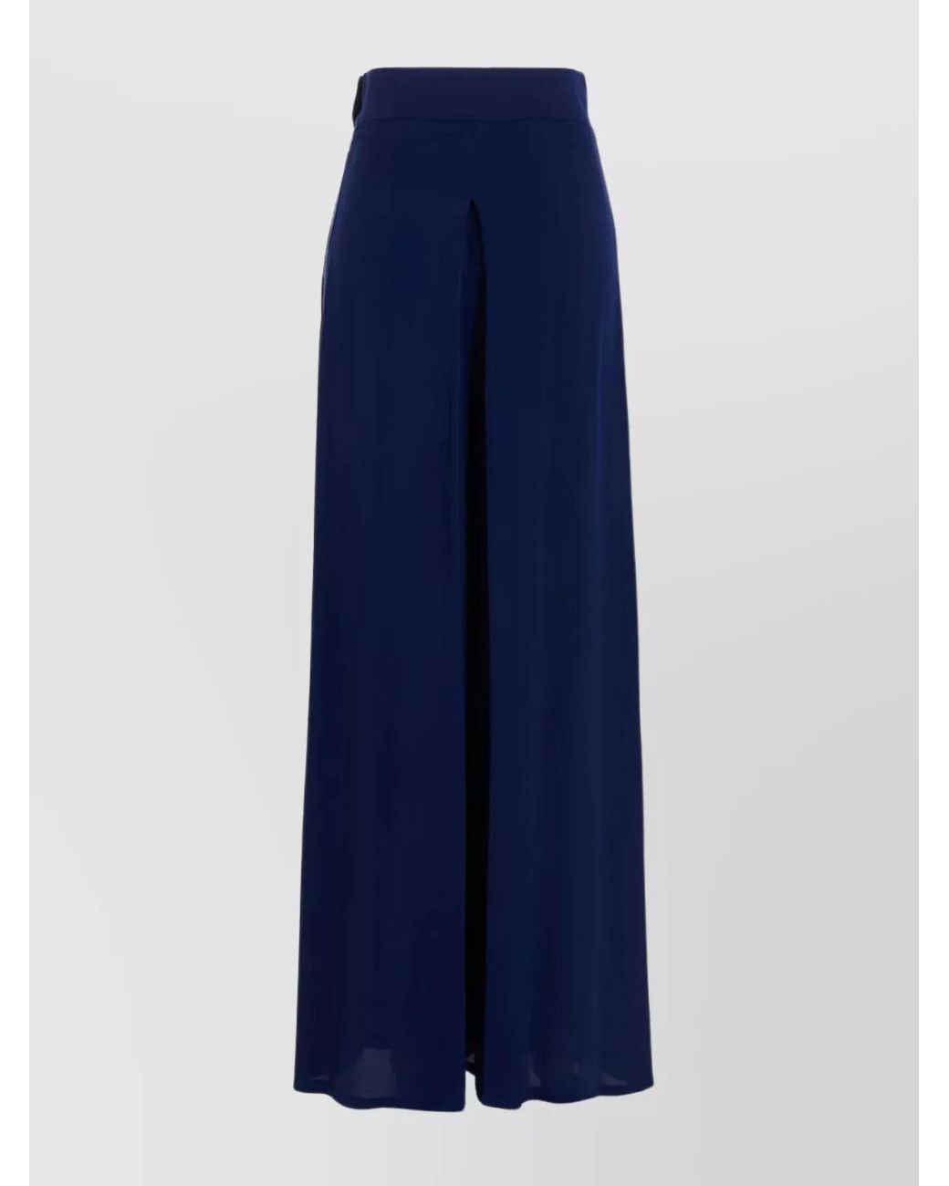 Max Mara Blue Wide-Leg Trousers