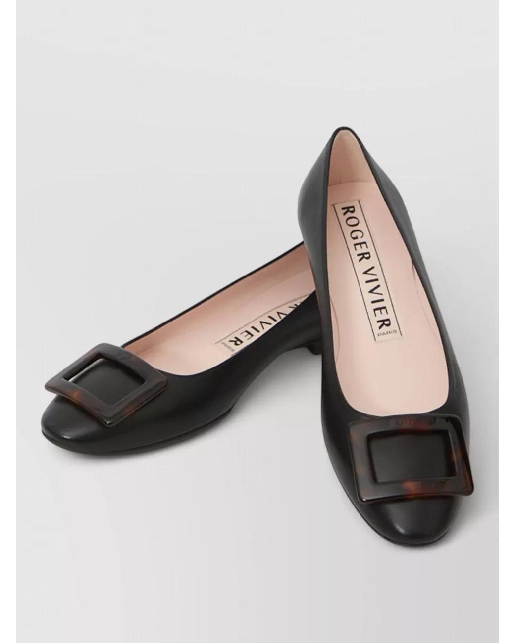 Roger Vivier Multicolor Leather Ballerina Shoes