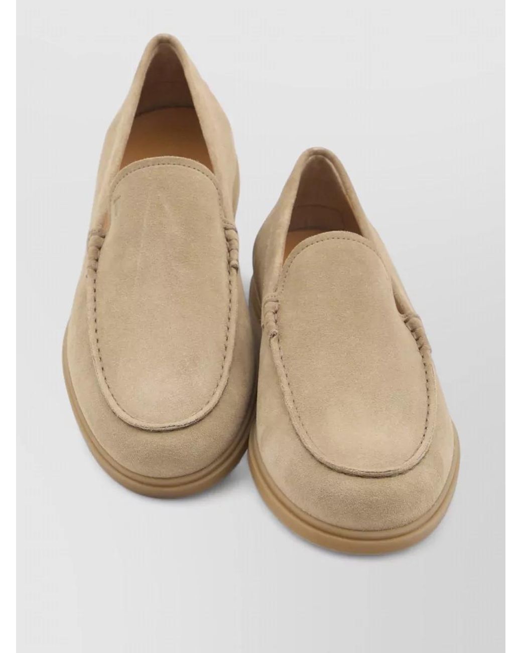 Tod's Natural Suede Loafers for men