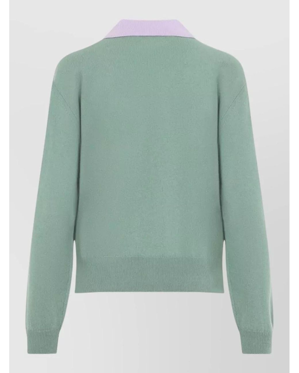 Marni Green Cashmere Turtleneck Sweater