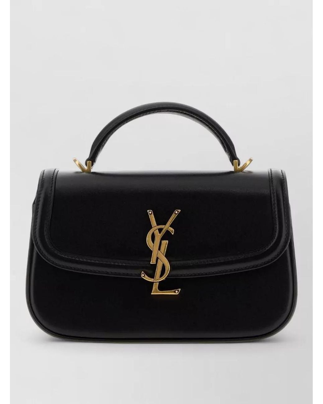 Saint Laurent Black Solferino Mini Leather Clutch Bag