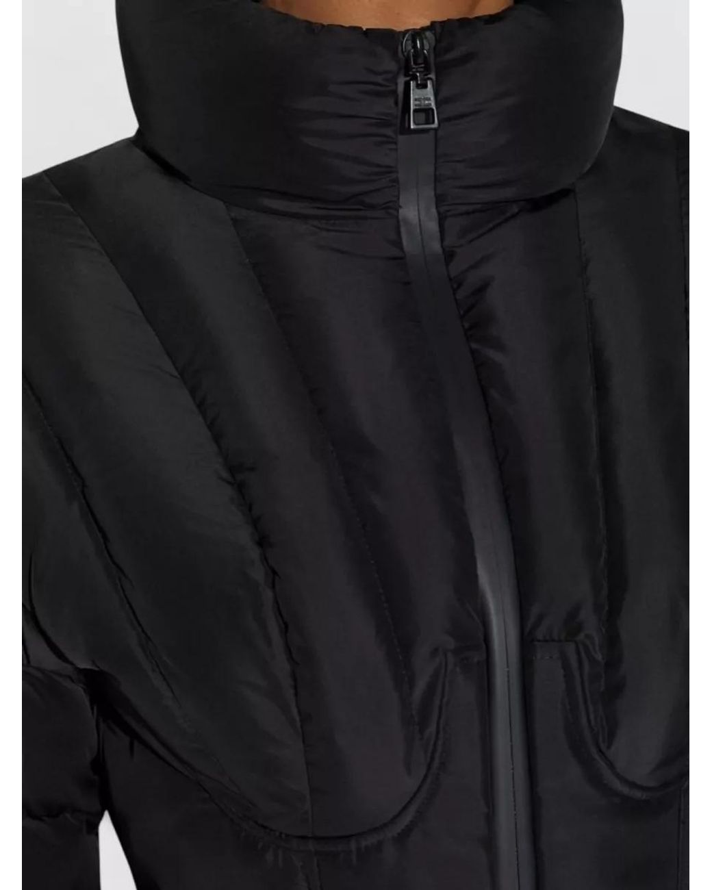 Elisabetta Franchi Blue Quilted Down Jacket