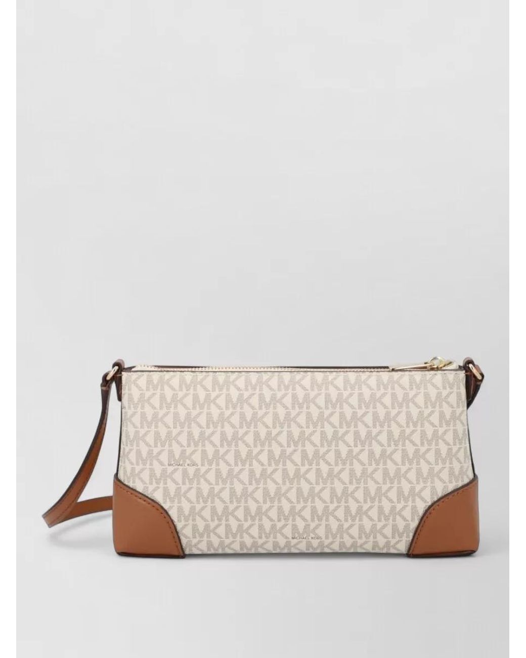 Michael Kors Natural Na Logo Crossbody Bag