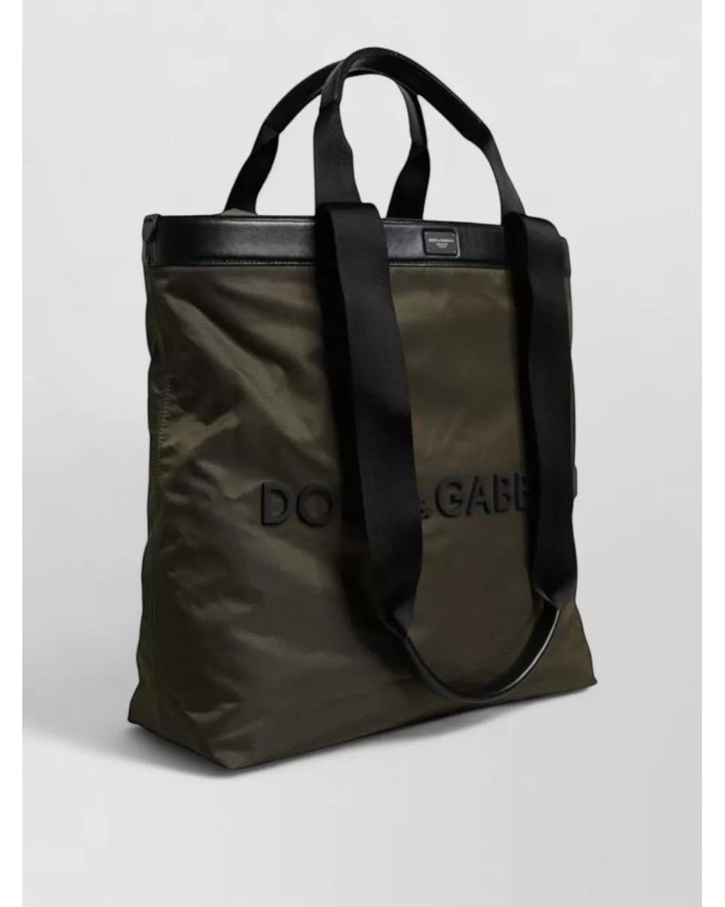 Dolce & Gabbana Black Nylon Shoulder Bag for men