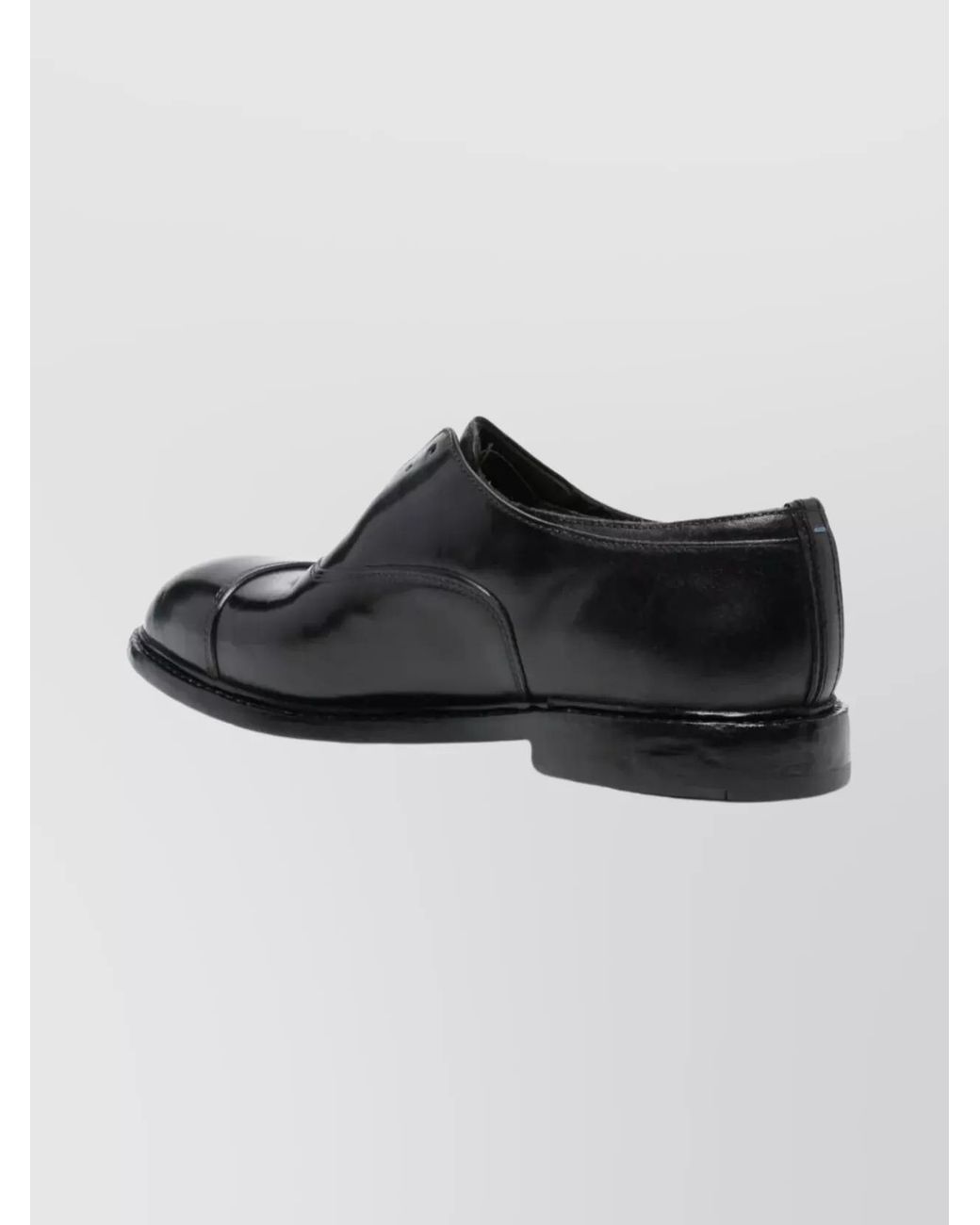 Premiata Black Leather Lace-Up Oxford Shoes for men