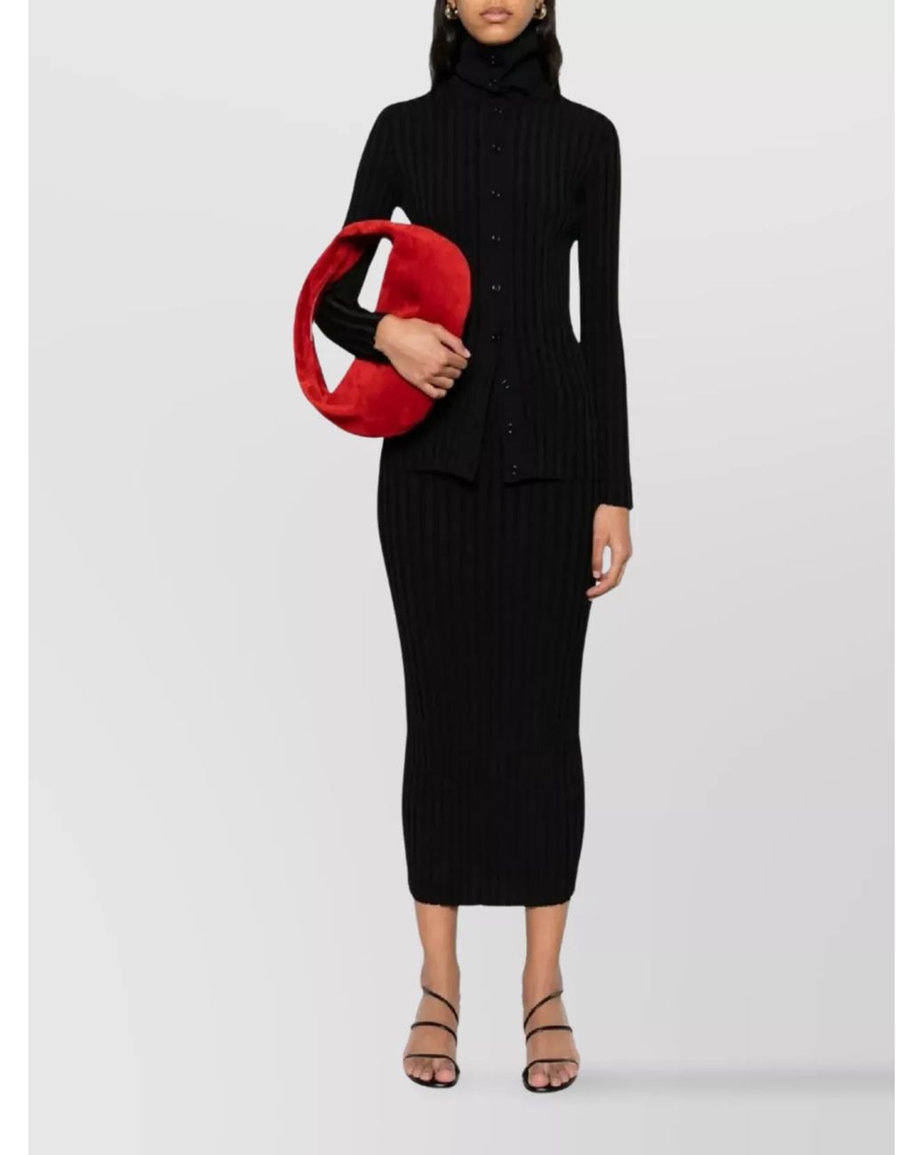 Fabiana Filippi Black Fitted Skirt
