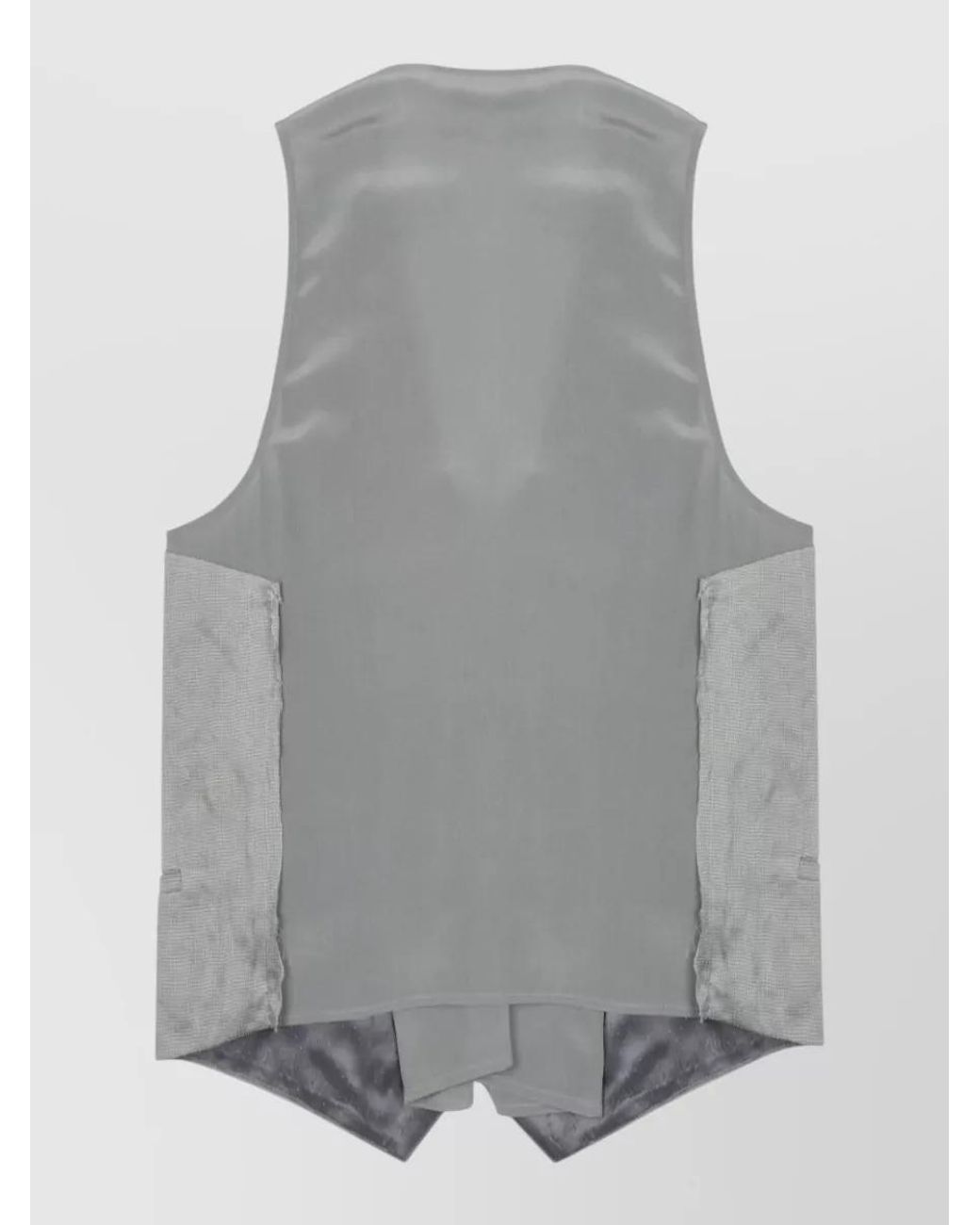 Alysi Gray Silk Suit Vest