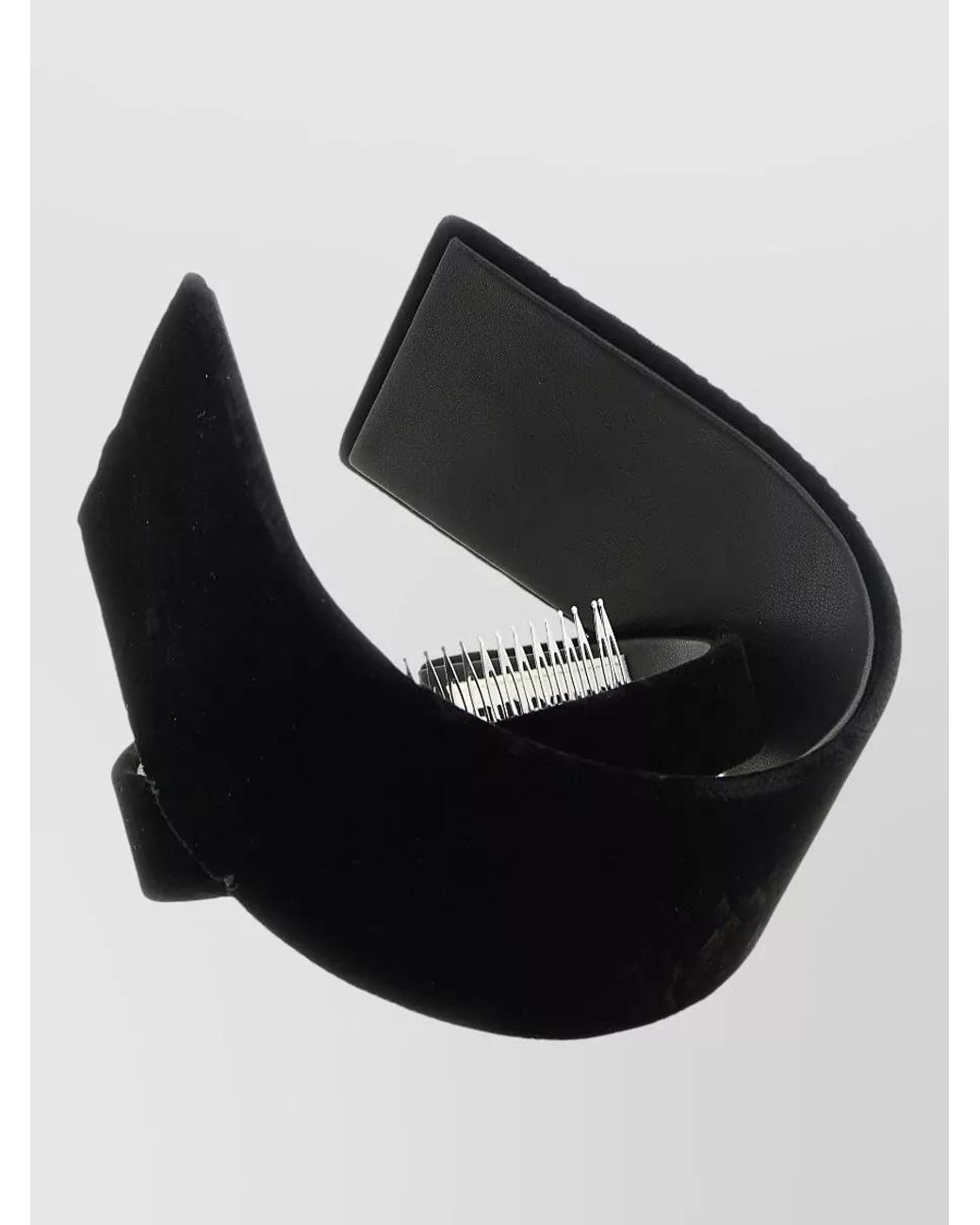 Comme des Garçons Black Velvet-Effect Asymmetric Headband