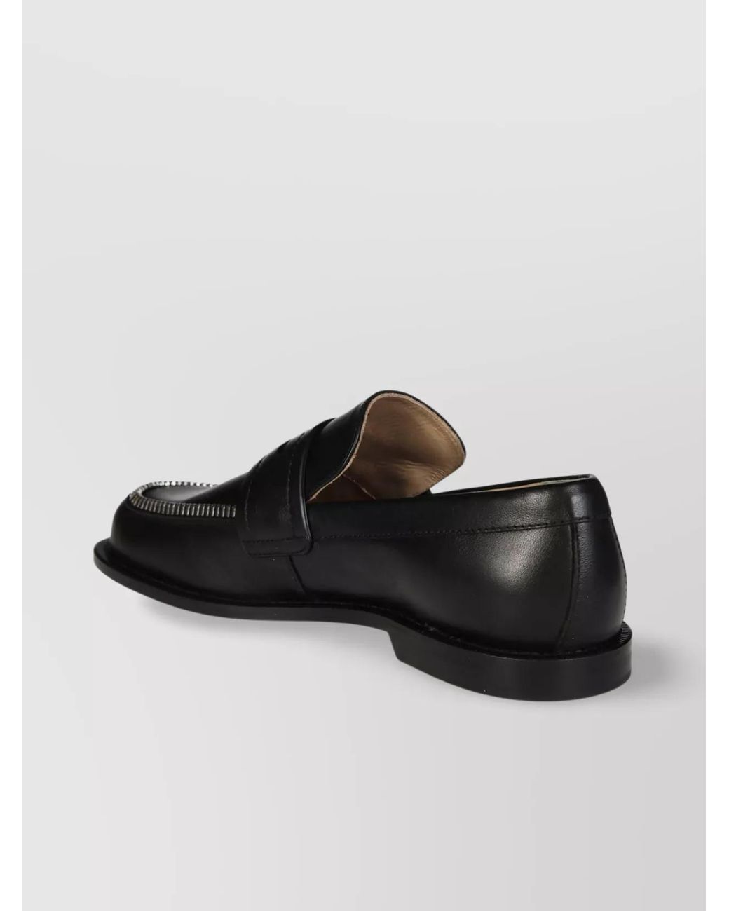 J.W. Anderson Black Leather Loafers