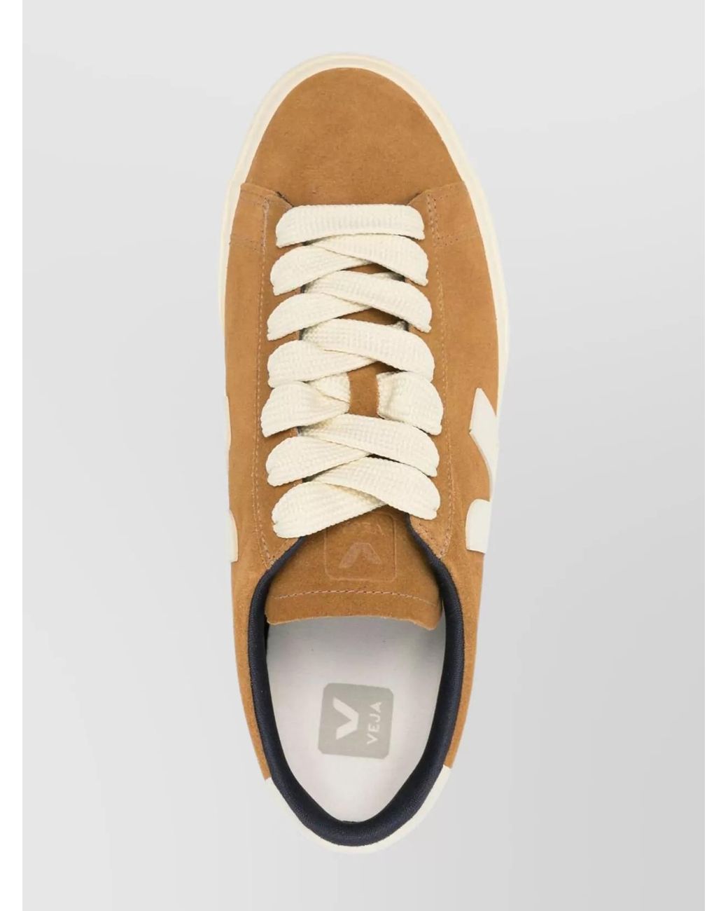 Veja Brown Leather Low-Top Sneakers